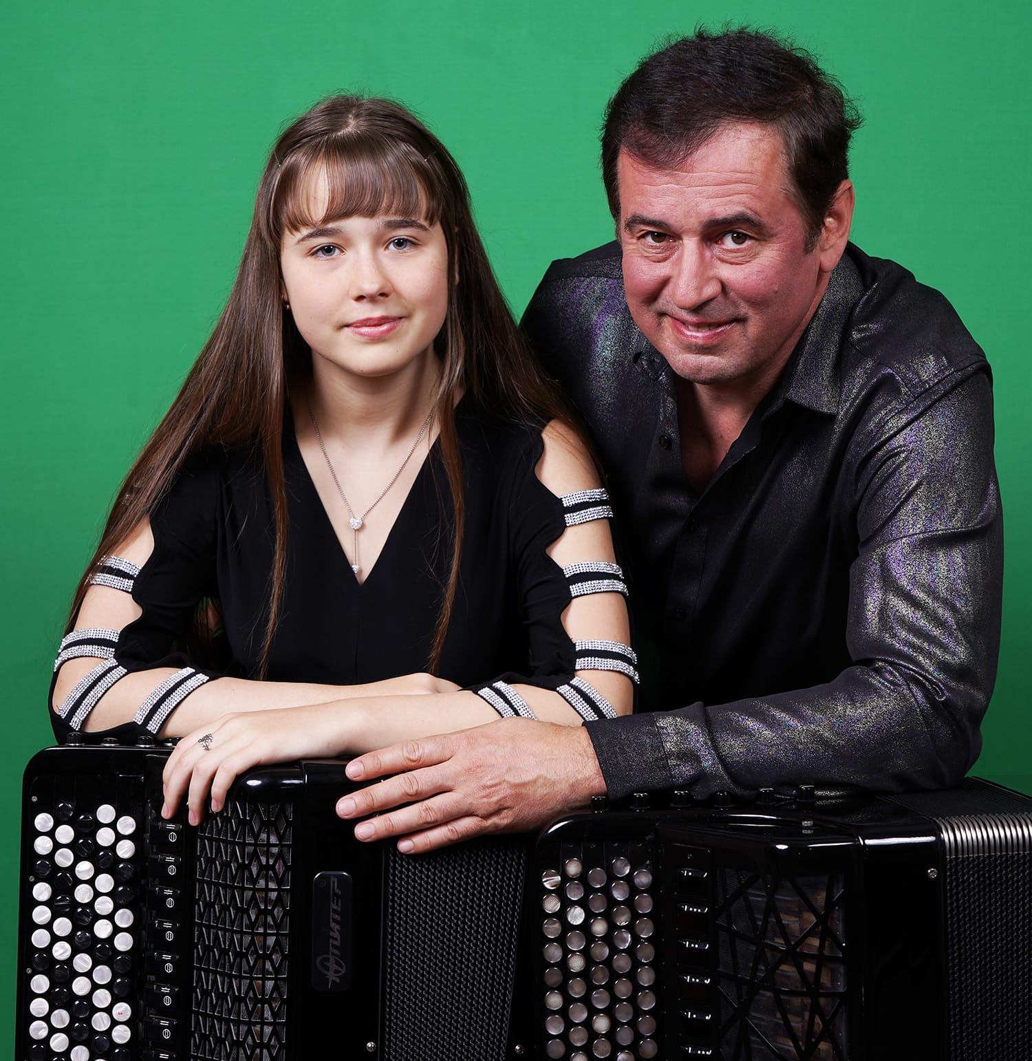 Two Accordions Sergei & Maria Teleshev Lynden Music Festival